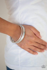 Paparazzi Accessories ❋Casually Couture - Silver Bracelet❋ Flat Rate Ship $4.50❋