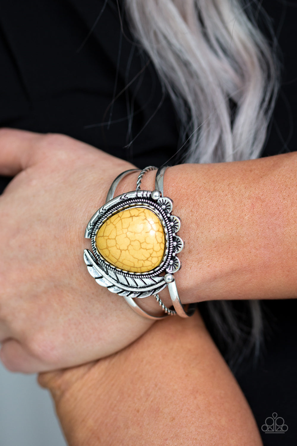 Paparazzi Accessories ✽ Natures Bounty - Yellow Bracelet✽Flat Rate Ship $4.50✽
