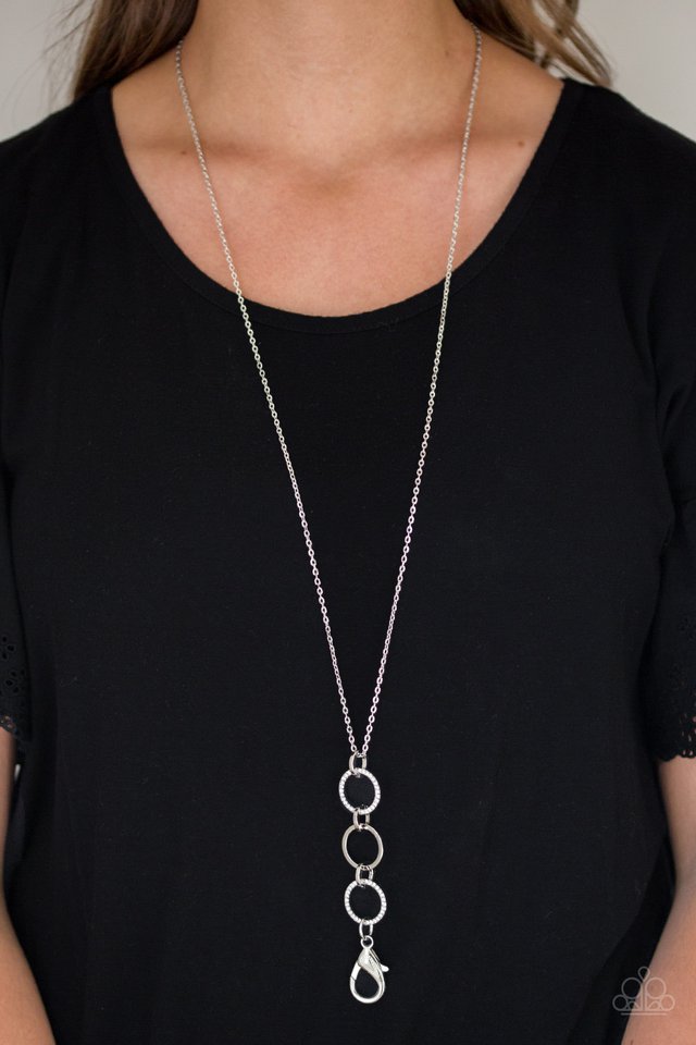 Paparazzi Accessories ✽Diva In Diamonds - White Lanyard✽Flat Rate Ship $4.50✽