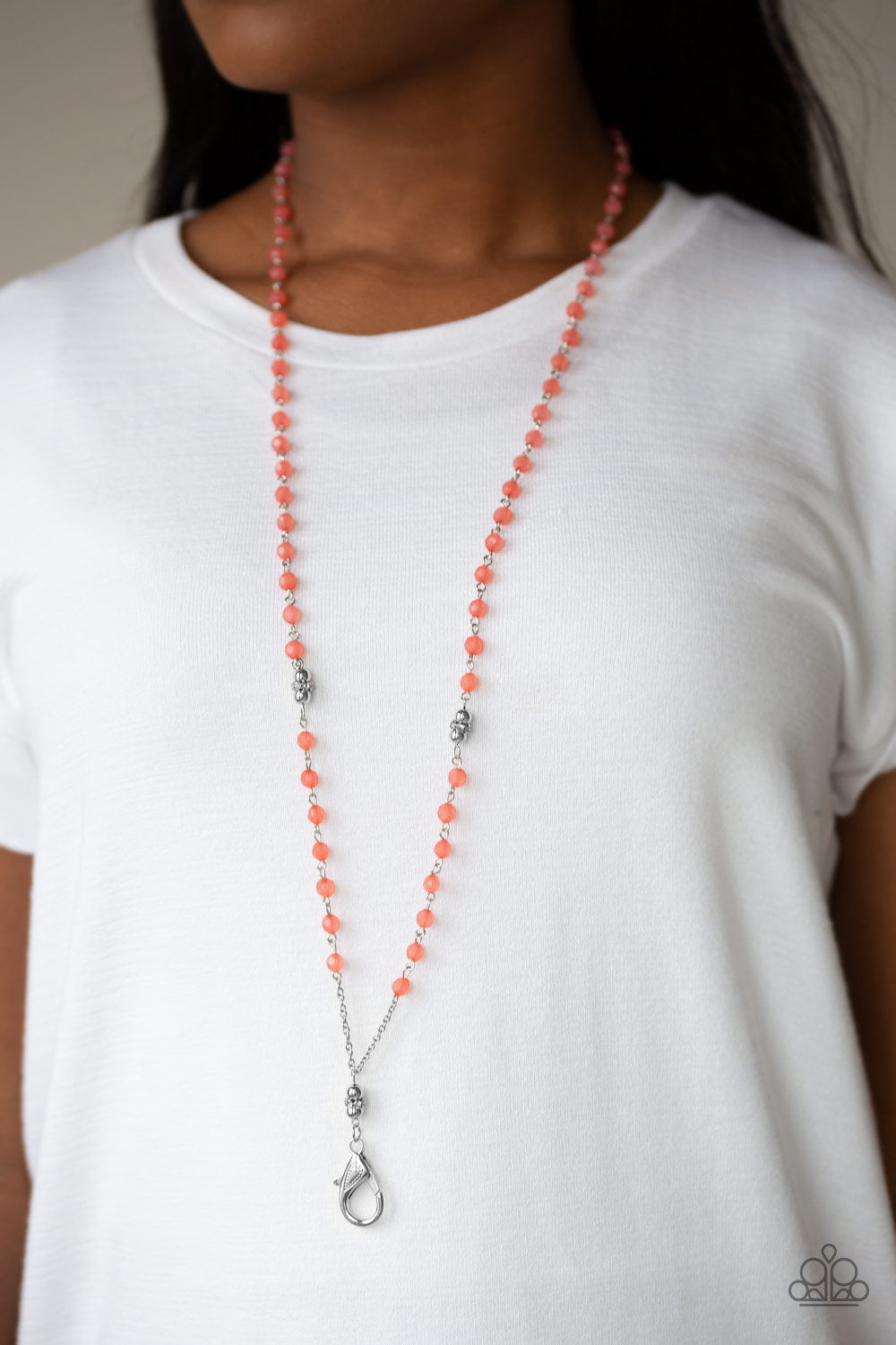 Paparazzi Accessories ✽ Tassel Takeover - Orange Lanyard Lanyard✽Flat Rate Ship $4.50✽