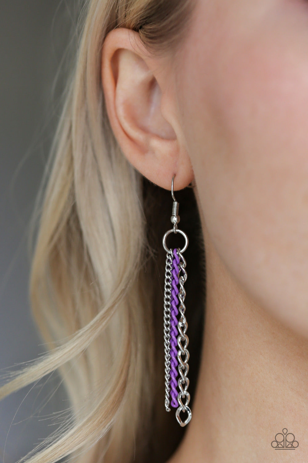 Paparazzi Accessories ✽ Industrial Vibrance - Purple Lanyard✽Flat Rate Ship $4.50✽