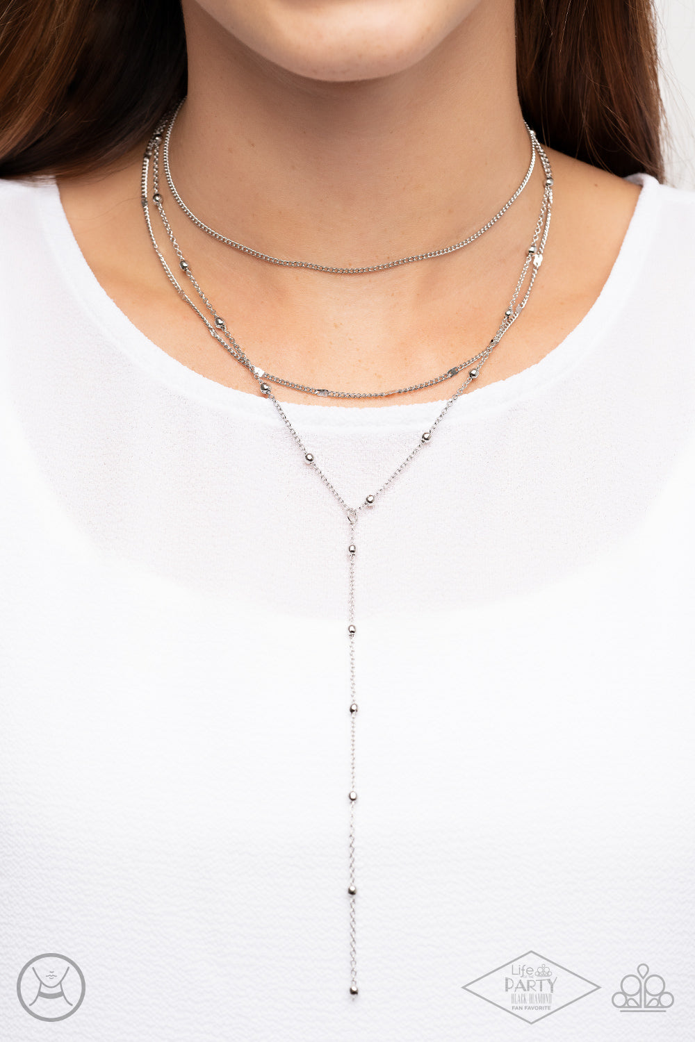 Paparazzi Accessories ❋Think Like A Minimalist - Silver Necklace❋ Flat Rate Ship $4.50❋
