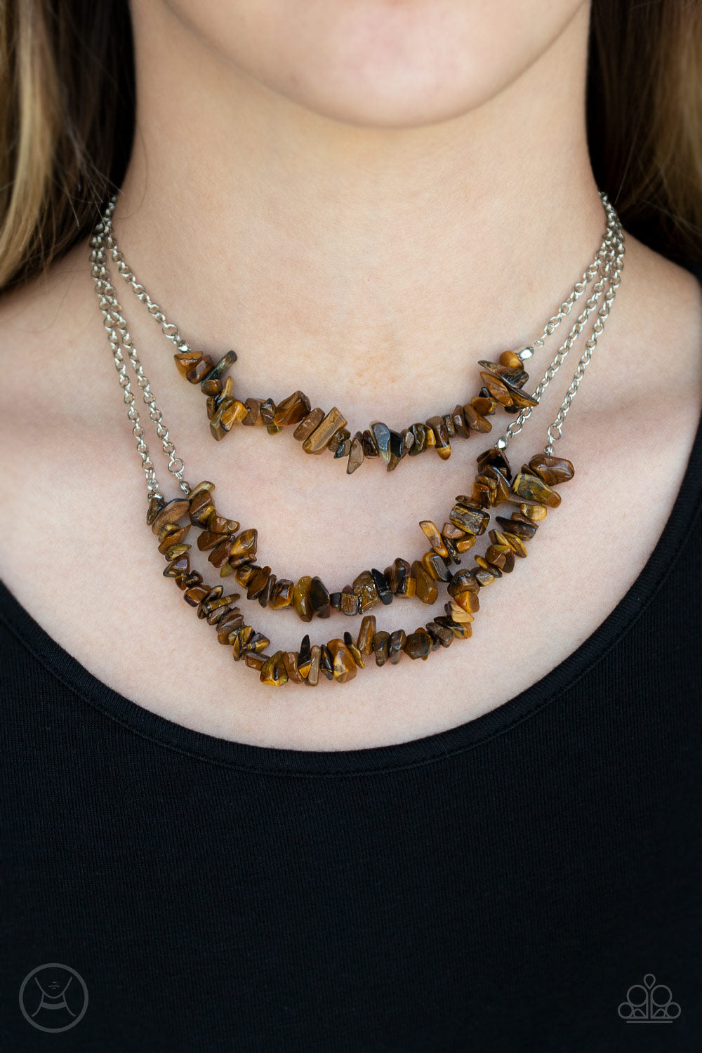 Paparazzi Accessories ✽ Eco Goddess - Brown Necklace✽Flat Rate Ship $4.50✽
