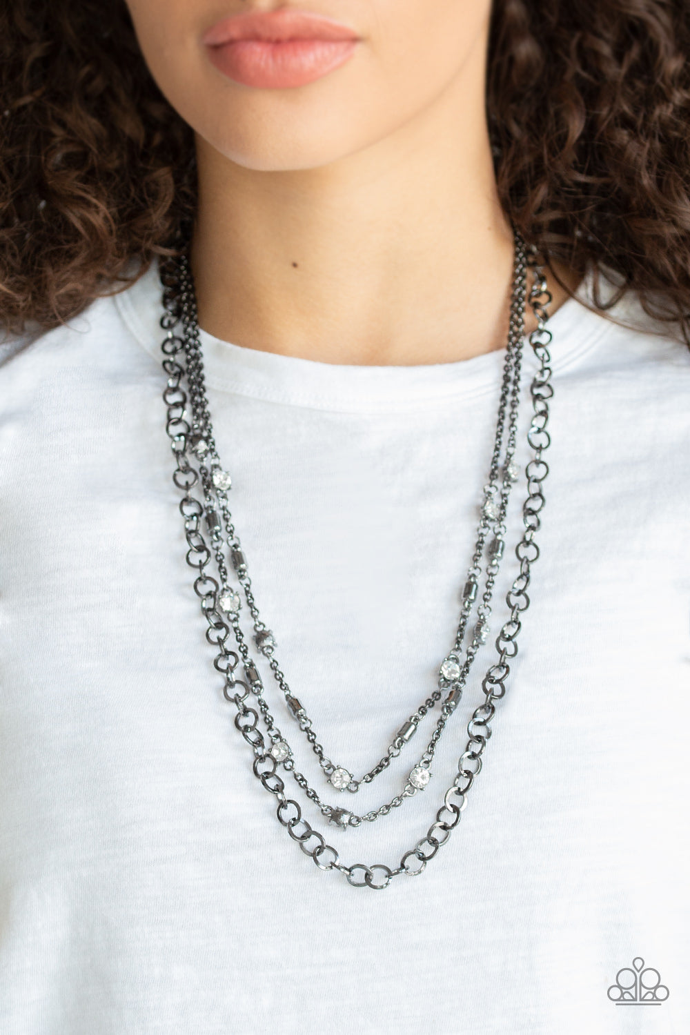 Paparazzi Accessories ✽ Metro Mixer - Black Necklace✽Flat Rate Ship $4.50✽