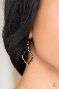 Paparazzi Accessories ✽ Backed Into A Corner - Black Necklace✽Flat Rate Ship $4.50✽