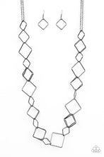 Load image into Gallery viewer, brought✽to✽you✽by✽blingflingbykat✽backed-into-a-corner-black-218✽paparazzi-accessories
