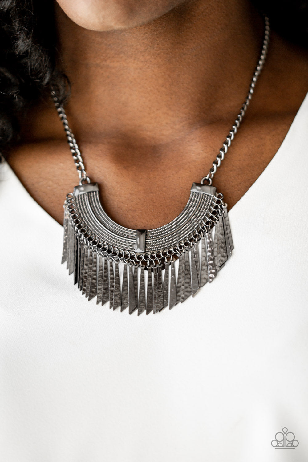 Paparazzi Accessories ✽ Impressively Incan - Black Necklace✽Flat Rate Ship $4.50✽