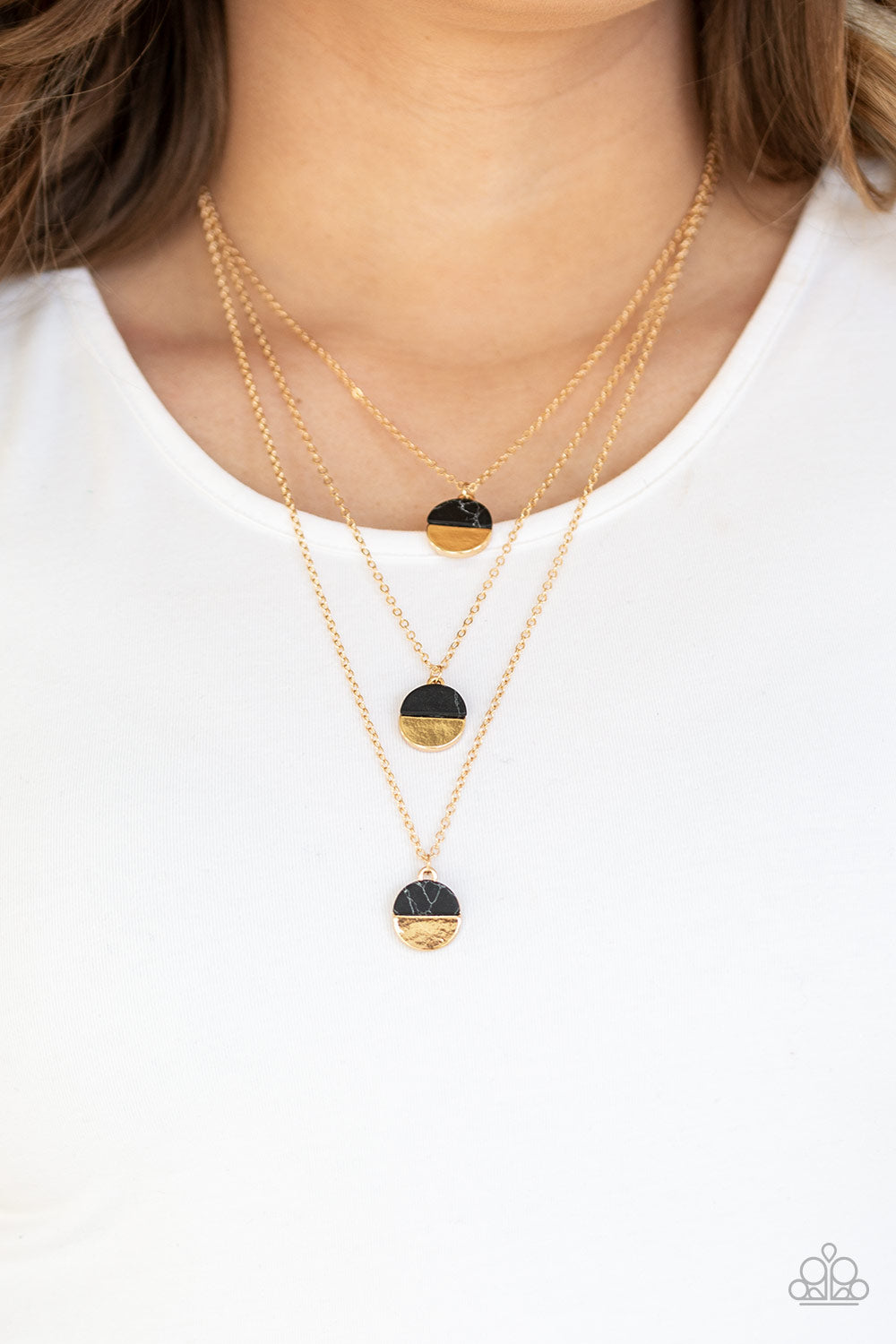 Paparazzi Accessories ✽ Rural Reconstruction - Black Necklace✽Flat Rate Ship $4.50✽