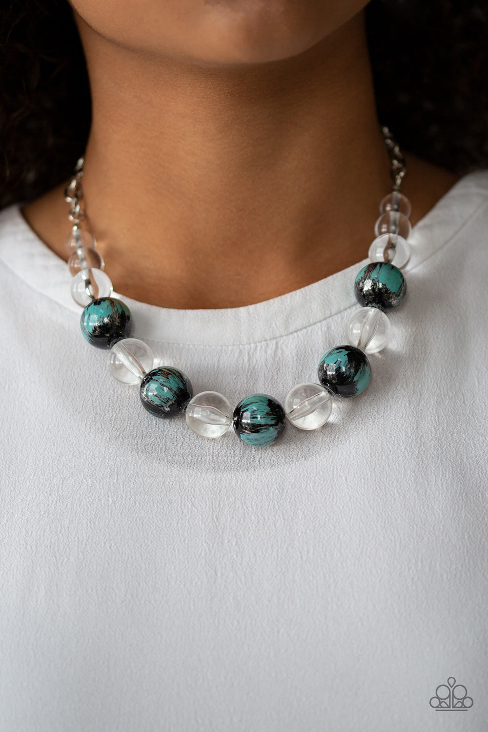 Paparazzi Accessories ✽ Torrid Tide - Blue Necklace✽Flat Rate Ship $4.50✽