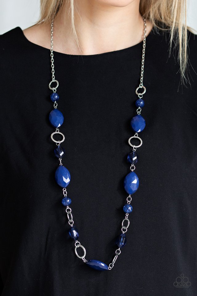 Paparazzi Accessories ❋Shimmer Simmer - Blue Necklace❋ Flat Rate Ship $4.50❋