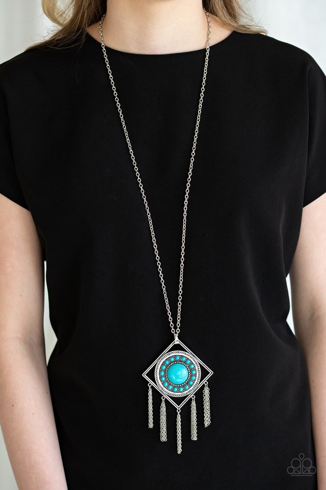 Paparazzi Accessories ❋Sandstone Solstice - Blue Necklace❋ Flat Rate Ship $4.50❋
