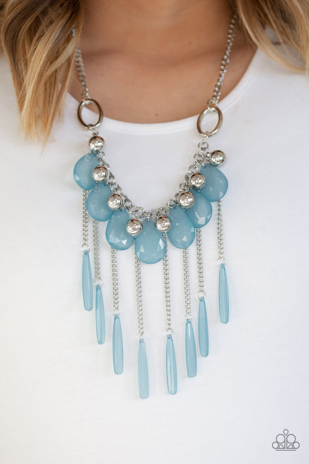 Paparazzi Accessories ✽ Roaring Riviera - Blue Necklace✽Flat Rate Ship $4.50✽