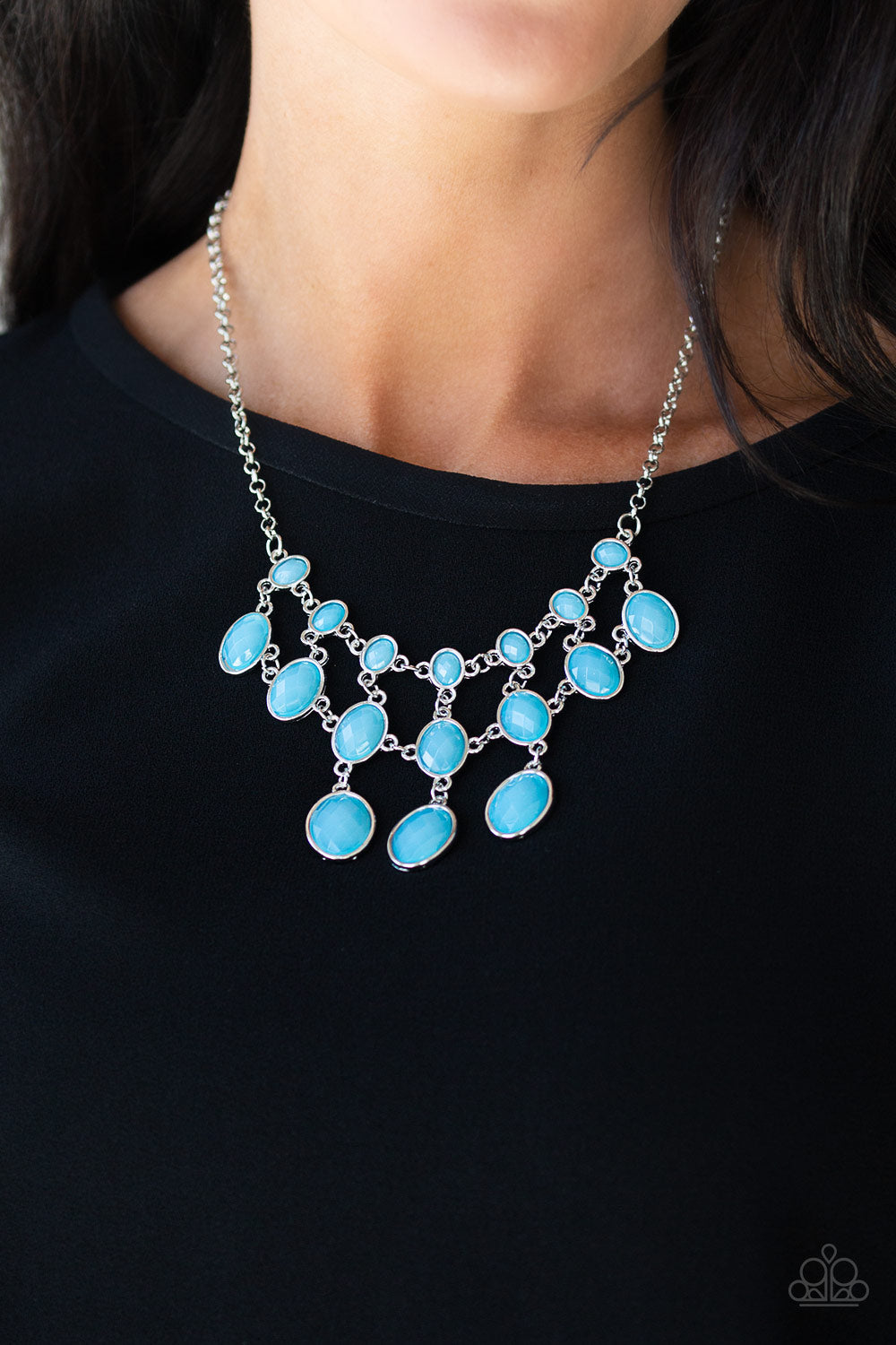 Paparazzi Accessories ✽ Mermaid Marmalade - Blue Necklace✽Flat Rate Ship $4.50✽