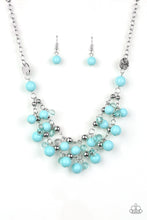 Load image into Gallery viewer, brought✽to✽you✽by✽blingflingbykat✽seaside-soiree-blue-necklace✽paparazzi-accessories
