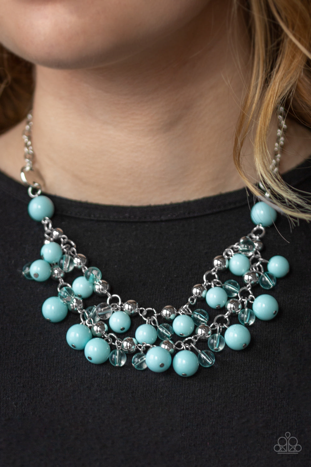 Paparazzi Accessories ✽ Seaside Soiree - Blue Necklace✽Flat Rate Ship $4.50✽