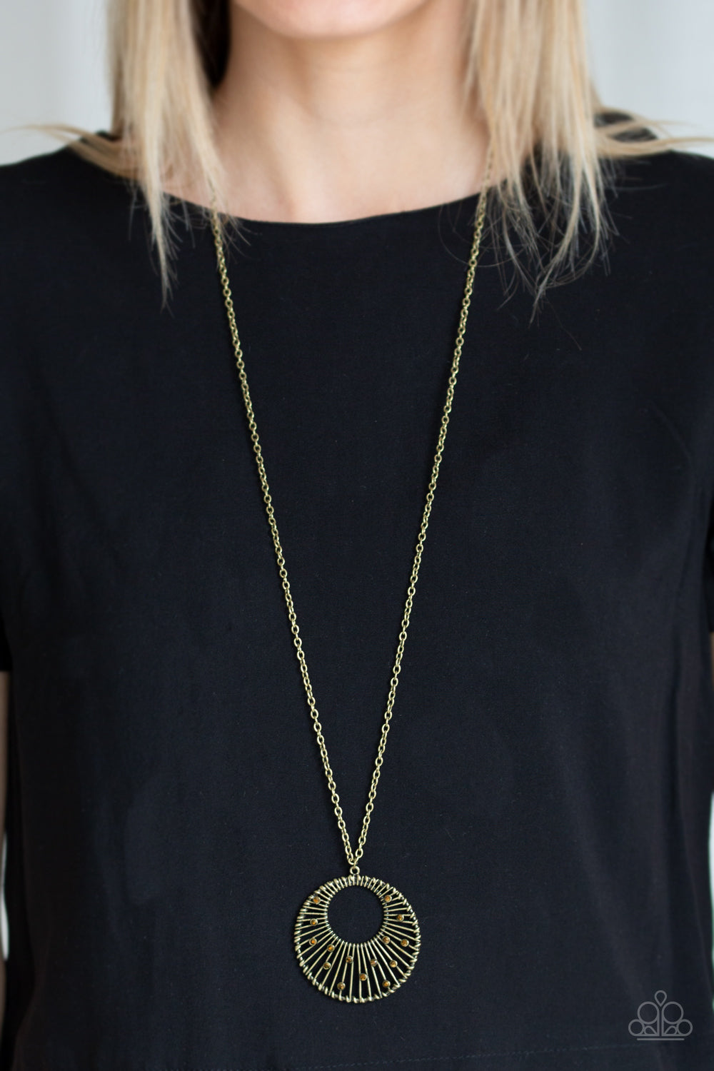 Paparazzi Accessories ✽ Urban Illumination - Brass Necklace✽Flat Rate Ship $4.50✽