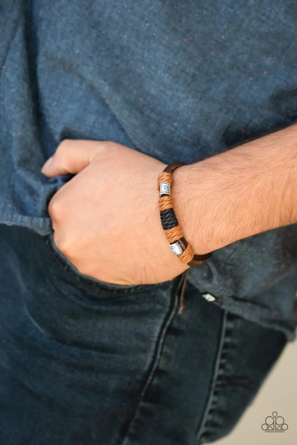 Paparazzi Accessories ❋Tundra Trail - Brown Bracelet❋ Flat Rate Ship $4.50❋ - Image #2