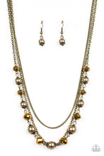Load image into Gallery viewer, brought✽to✽you✽by✽blingflingbykattour-de-demure-brass-necklace✽paparazzi-accessories
