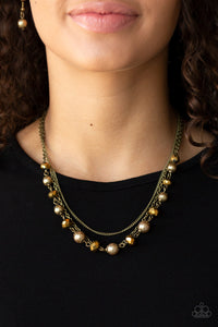 Paparazzi Accessories ✽ Tour de Demure - Brass Necklace✽Flat Rate Ship $4.50✽