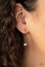 Load image into Gallery viewer, Paparazzi Accessories ✽ Tour de Demure - Brass Necklace✽Flat Rate Ship $4.50✽
