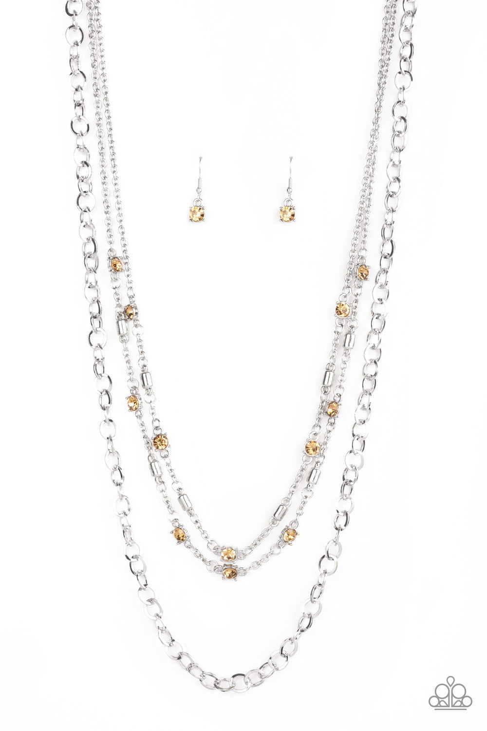 brought✽to✽you✽by✽blingflingbykat✽metro-mixer-brown-necklace✽paparazzi-accessories