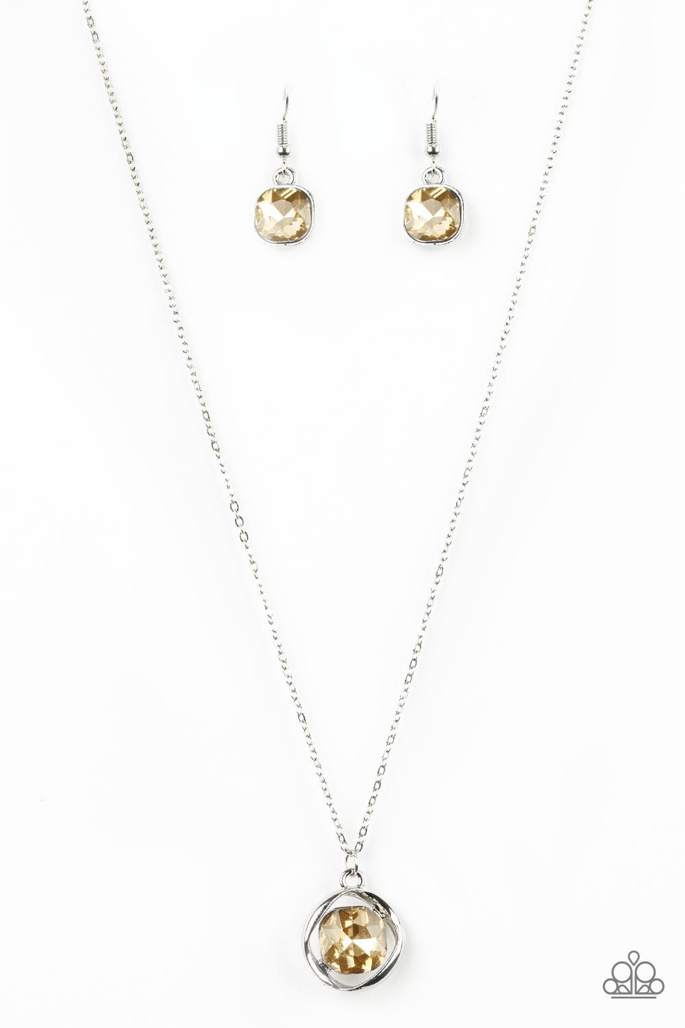 brought✽to✽you✽by✽blingflingbykat✽dazzle-in-diamonds-brown-necklace✽paparazzi-accessories