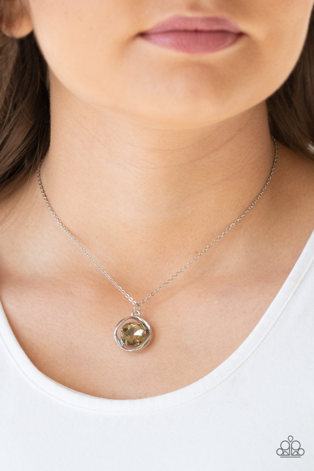 Paparazzi Accessories ✽ Dazzle In Diamonds - Brown Necklace✽Flat Rate Ship $4.50✽