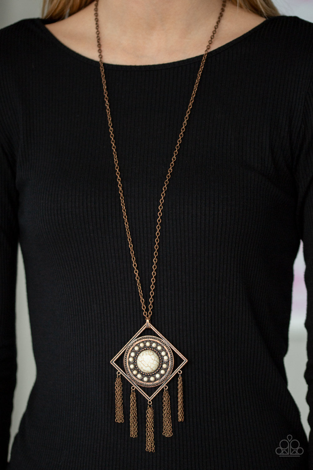 Paparazzi Accessories ✽ Sandstone Solstice - Copper Necklace✽Flat Rate Ship $4.50✽