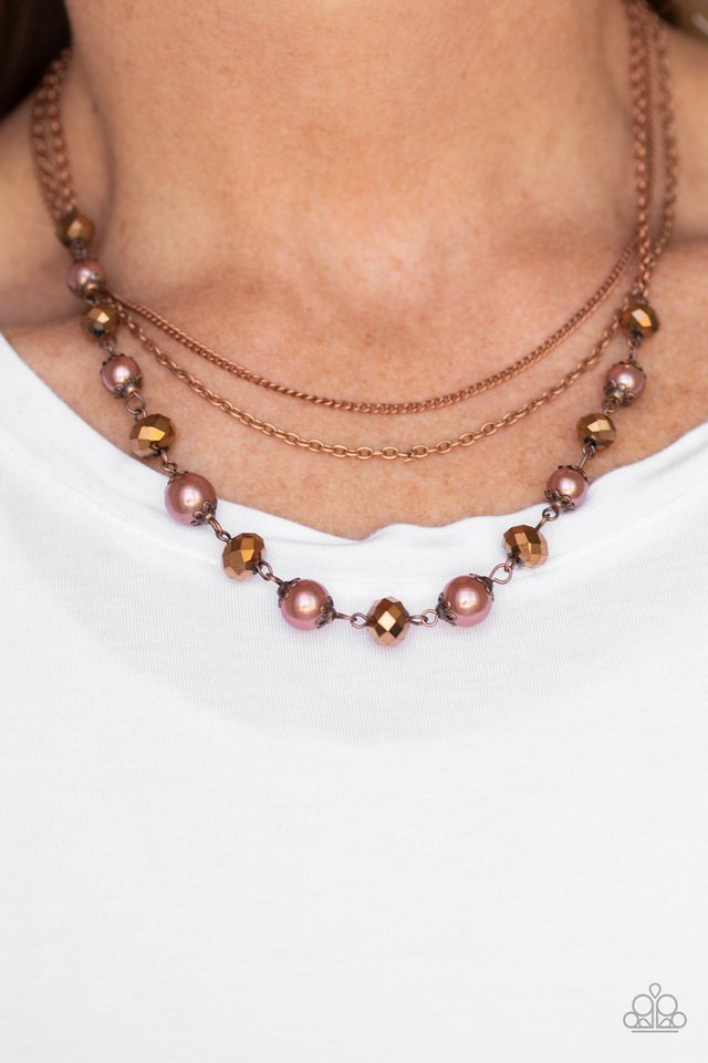 Paparazzi Accessories ❋Tour de Demure - Copper Necklace❋ Flat Rate Ship $4.50❋