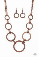 Load image into Gallery viewer, brought✽to✽you✽by✽blingflingbykat✽city-circus-copper-necklace✽paparazzi-accessories
