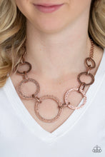 Load image into Gallery viewer, Paparazzi Accessories ✽ City Circus - Copper Necklace✽Flat Rate Ship $4.50✽
