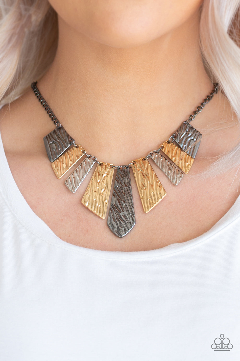 Paparazzi Accessories ✽ Texture Tigress - Multi Necklace✽Flat Rate Ship $4.50✽