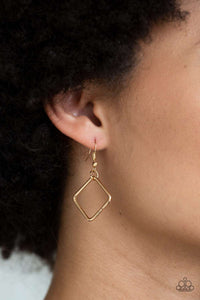 Paparazzi Accessories ✽ Backed Into A Corner - Gold Necklace✽Flat Rate Ship $4.50✽