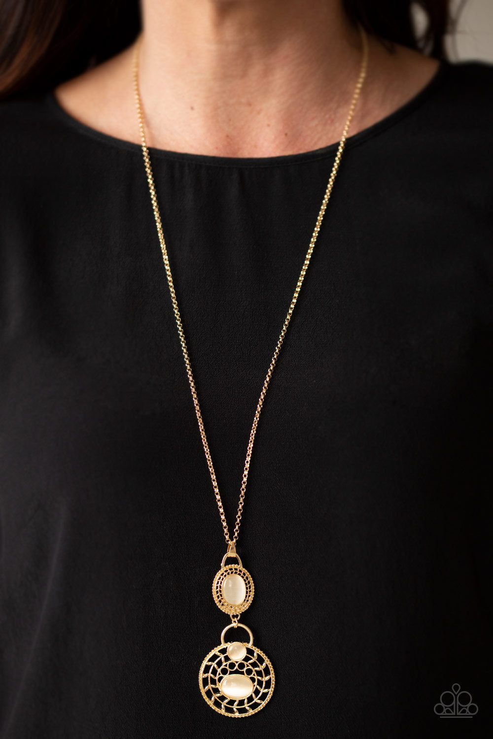 Paparazzi Accessories ✽ Hook, VINE, and Sinker - Gold Necklace✽Flat Rate Ship $4.50✽