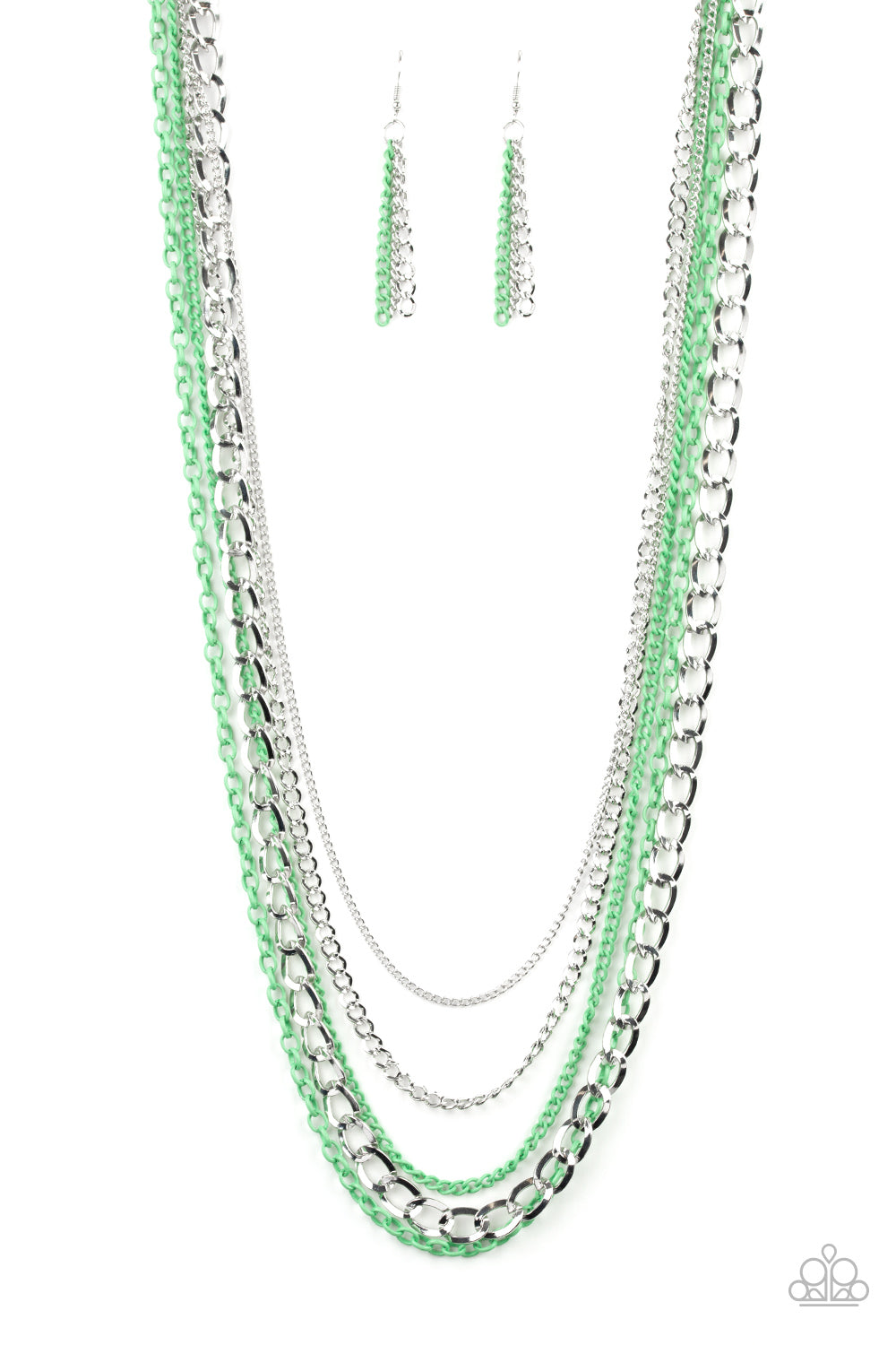 brought✽to✽you✽by✽blingflingbykat✽industrial-vibrance-green-necklace✽paparazzi-accessories