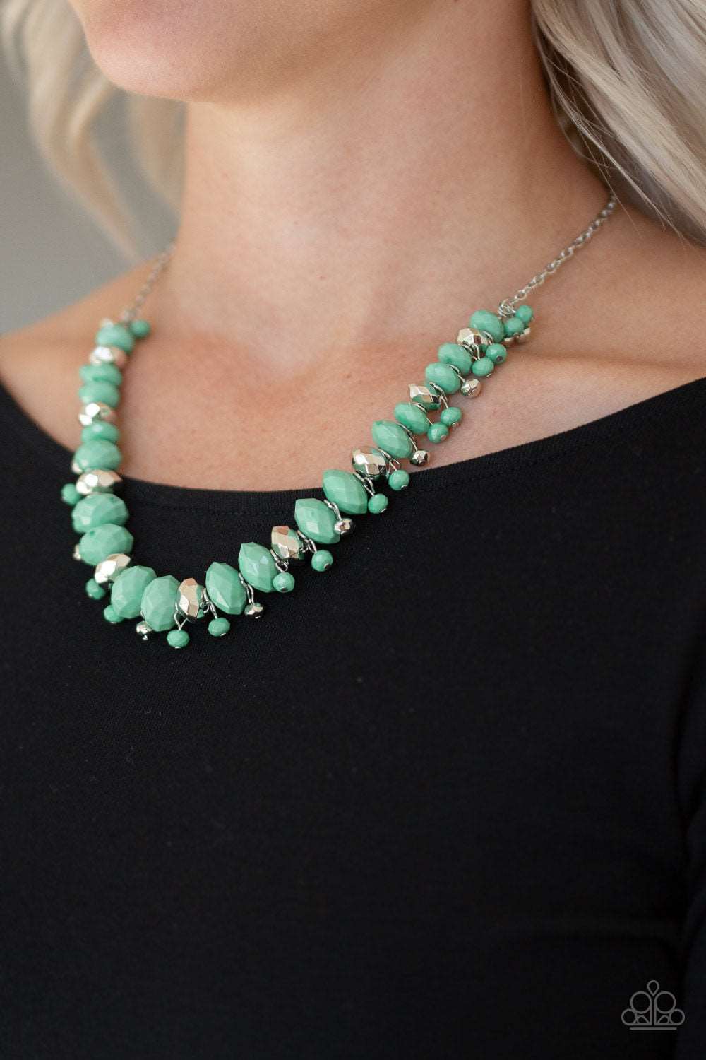 Paparazzi Accessories ✽ BRAGs To Riches - Green Necklace✽Flat Rate Ship $4.50✽