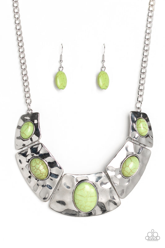 brought✽to✽you✽by✽blingflingbykat✽ruler-in-favor-green-necklace✽paparazzi-accessories