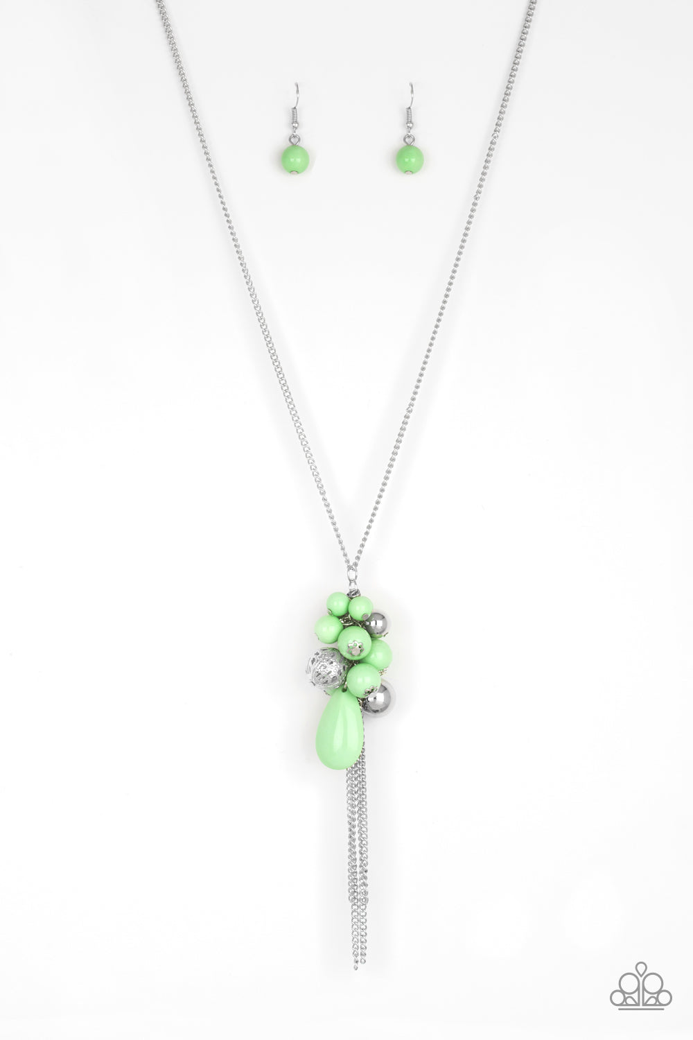 brought✽to✽you✽by✽blingflingbykat✽its-a-celebration-green-necklace✽paparazzi-accessories
