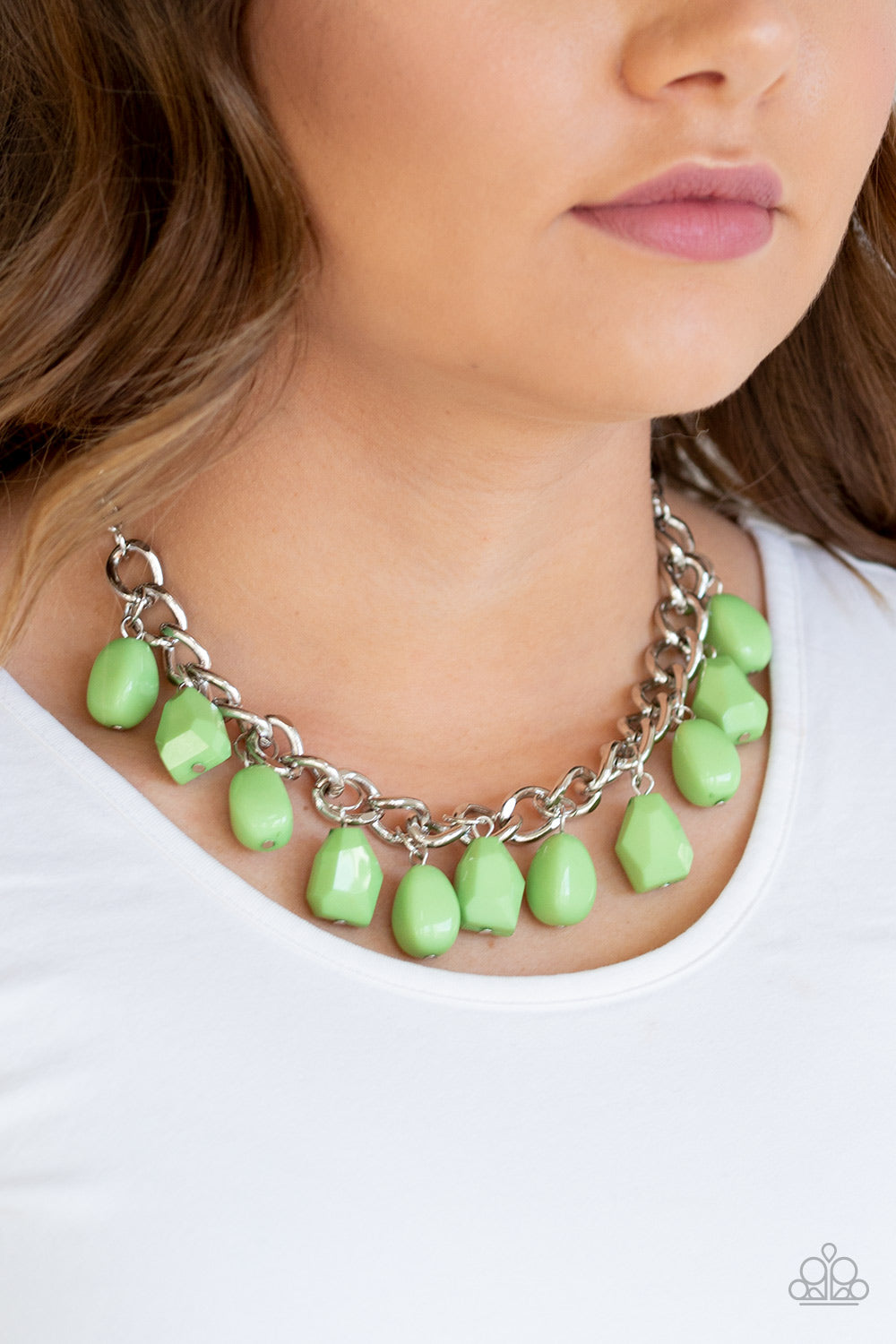 Paparazzi Accessories ✽ Take The COLOR Wheel! - Green Necklace✽Flat Rate Ship $4.50✽