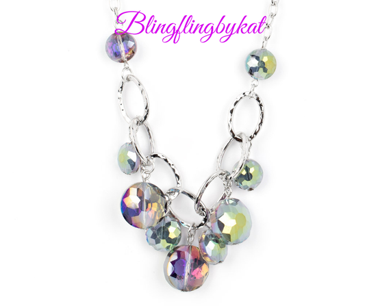 Paparazzi Accessories ❋Rhinestone River - Multi Necklace❋ Flat Rate Ship $4.50❋ - Image #1