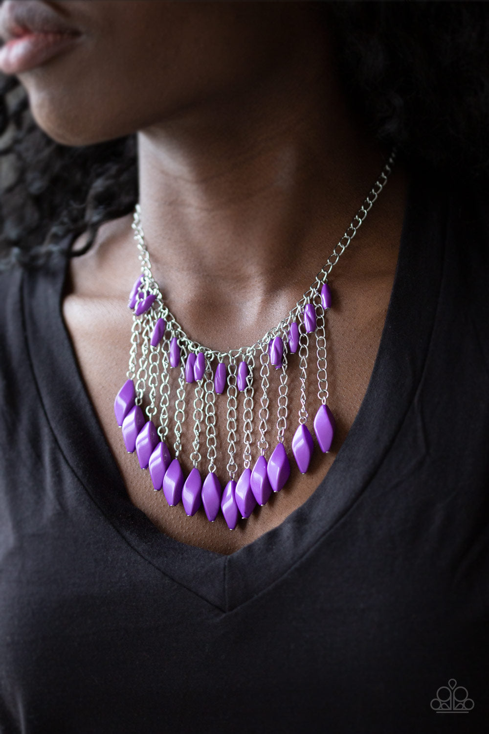 Paparazzi Accessories ✽ Venturous Vibes - Purple Necklace✽Flat Rate Ship $4.50✽