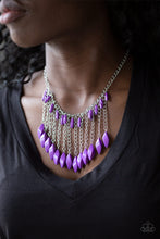 Load image into Gallery viewer, Paparazzi Accessories ✽ Venturous Vibes - Purple Necklace✽Flat Rate Ship $4.50✽
