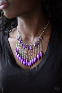 Paparazzi Accessories ✽ Venturous Vibes - Purple Necklace✽Flat Rate Ship $4.50✽