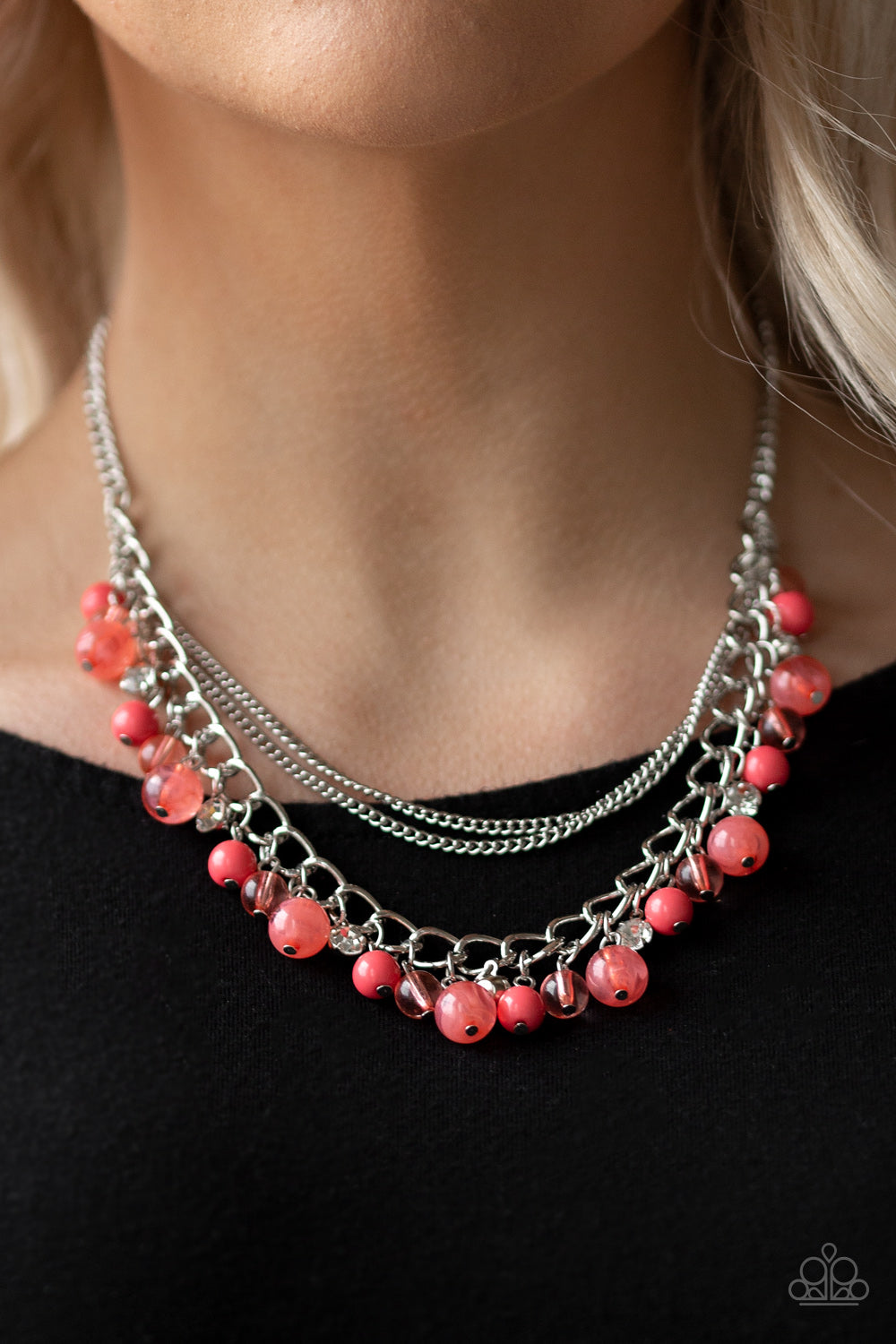 Paparazzi Accessories ✽ Wait and SEA - Orange Necklace✽Flat Rate Ship $4.50✽