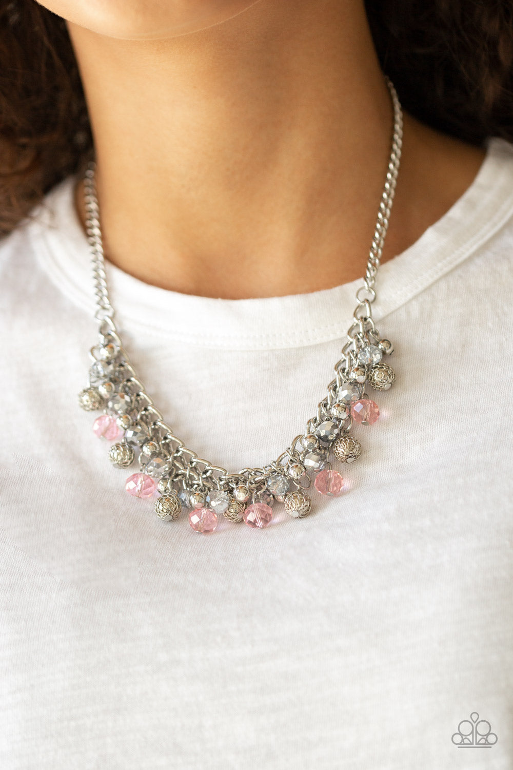Paparazzi Accessories ✽ Party Spree - Pink Necklace✽Flat Rate Ship $4.50✽