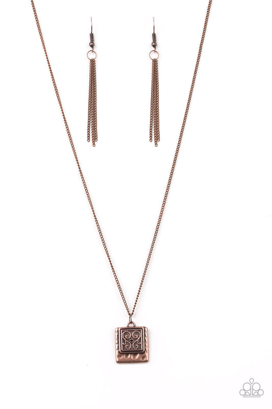 brought✽to✽you✽by✽blingflingbykat✽back-to-square-one-copper-necklace✽paparazzi-accessories