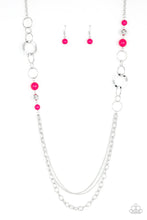 Load image into Gallery viewer, brought-to-you-by-blingflingbykat-modern-motley-pink-necklace-paparazzi-accessories-
