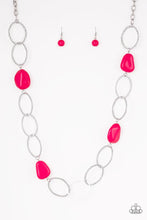 Load image into Gallery viewer, brought-to-you-by-blingflingbykat-modern-day-malibu-pink-necklace-paparazzi-accessories-

