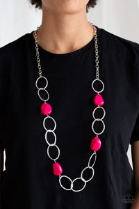Paparazzi Accessories ❋Modern Day Malibu - Pink Necklace❋ Flat Rate Ship $4.50❋