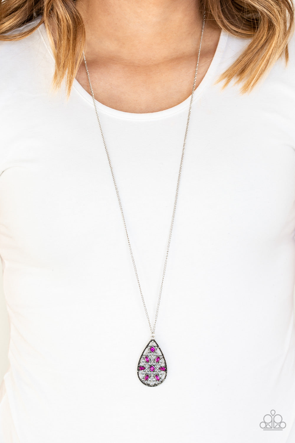 Paparazzi Accessories ✽ Gala Glimmer - Pink Necklace✽Flat Rate Ship $4.50✽